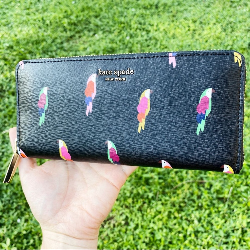 NWT Kate Spade ♠️ Zip-Around Wallet - Picture 2 of 4